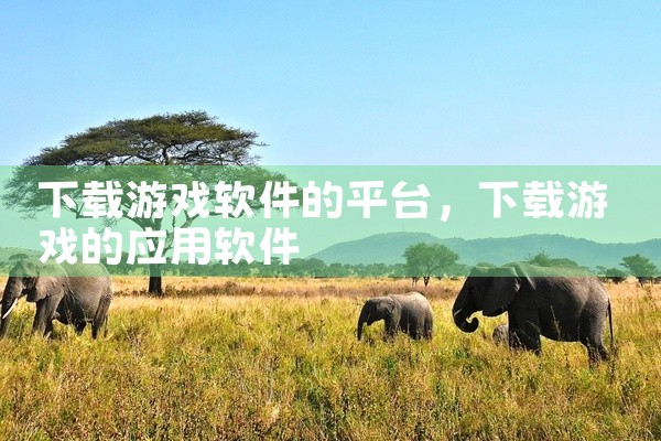 下载游戏软件的平台