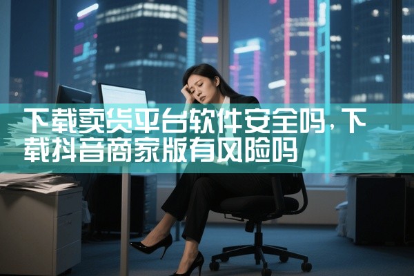 下载卖货平台软件安全吗
